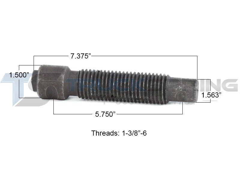 B144659 Kenworth Threaded Spring Pin Front of Front