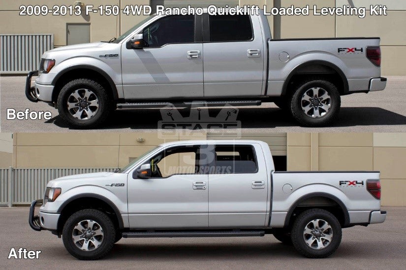 Leveling Kit Before and After Photo