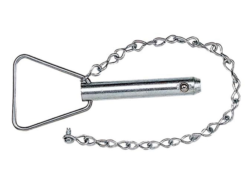 9/16 Inch Trailer Jack Pull Pin with Chain and Drive Screw, 500243