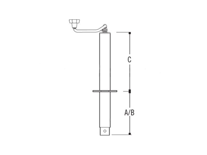 31 Bulldog Trailer Jack Parts Diagram