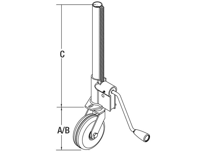 Bulldog RackGear Jack 1200 lbs. capacity, 165411