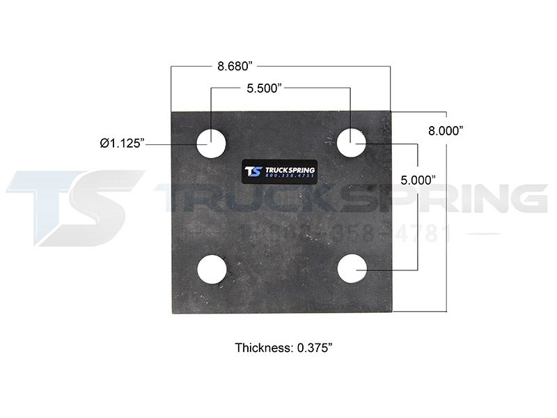 Mack Trunnion Stand Shim, M62338