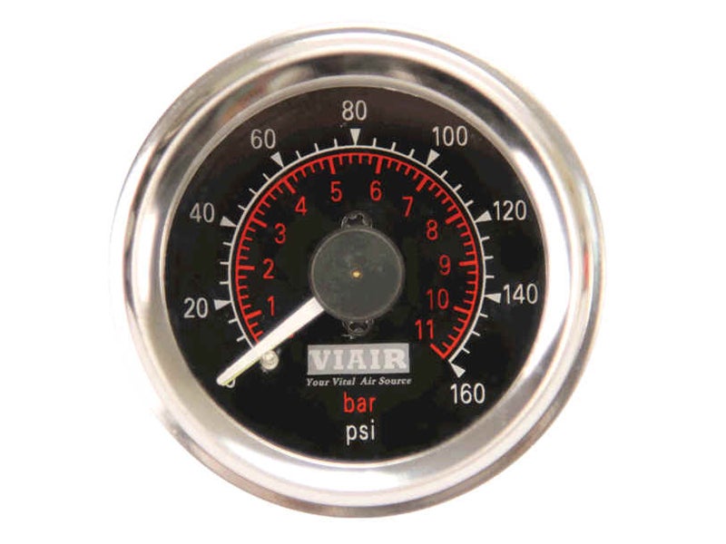 Viair Dual Needle Gauge, air suspension gauge, 90082