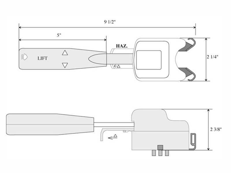Replacement Turn Signal Switch Universal Turn Signal Switch with Hi