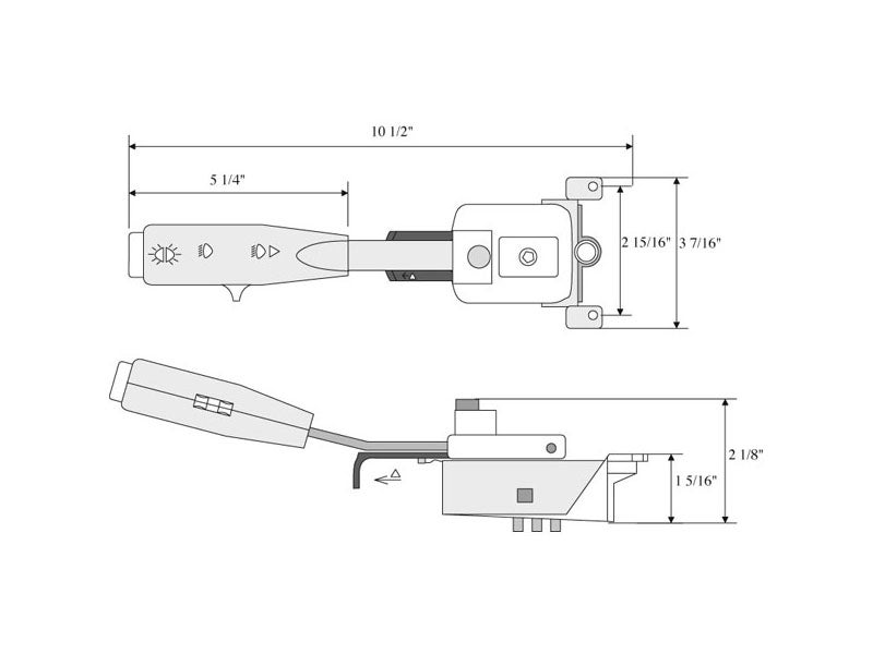 Replacement Turn Signal Switch Mack 1MR575A, 999575