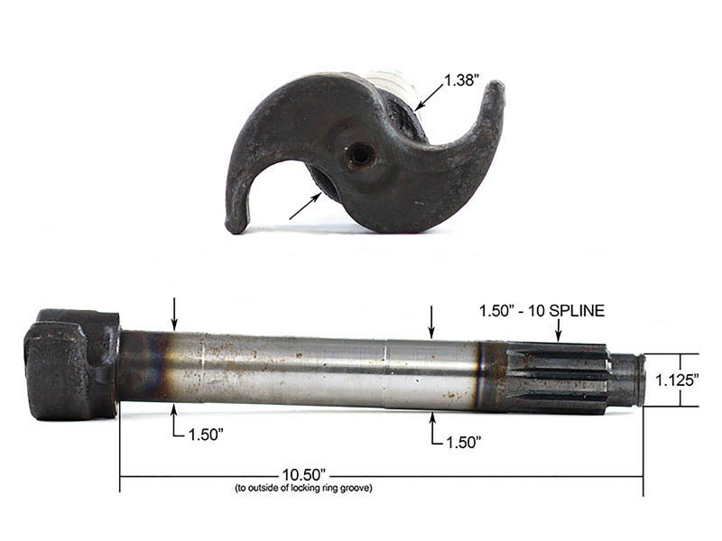 04371051 Camshaft for Eaton Brakes Drive Axle