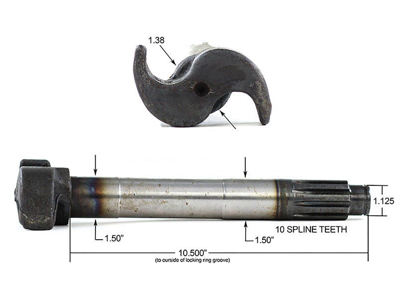 04371052 Camshaft for Eaton Brakes Drive Axle