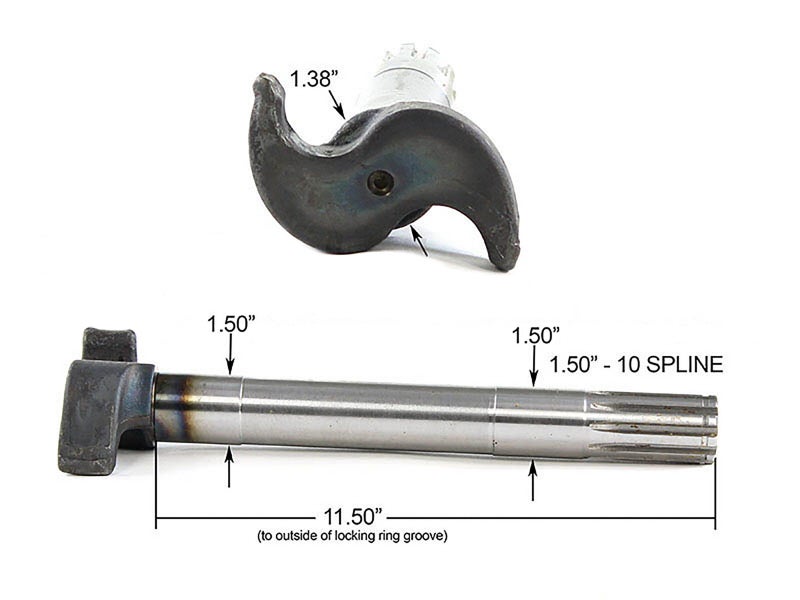 04451152 Camshaft for Meritor Brakes Drive Axle