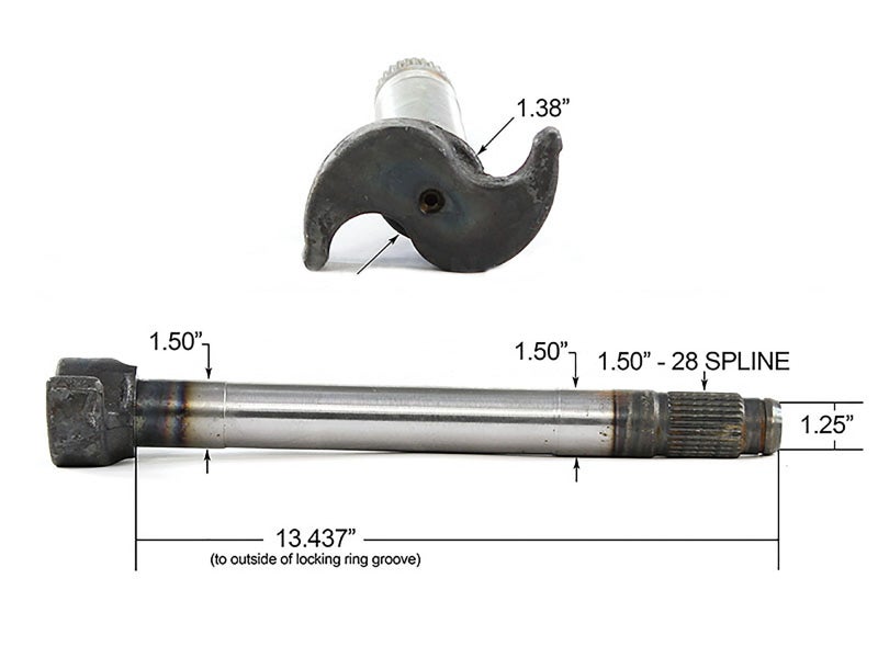 04461351 Camshaft for Meritor Brakes Drive Axle