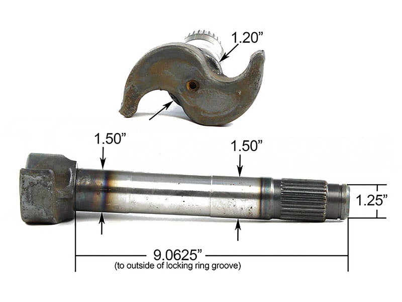 04480921 Camshaft for Meritor Brakes Drive Axle