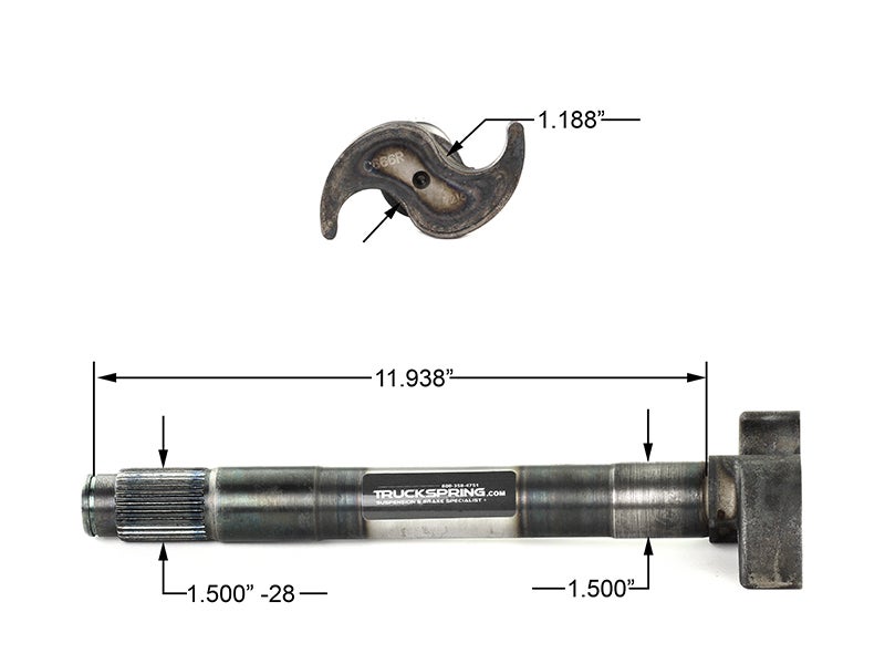 04481211 Camshaft for Meritor Q+ Brakes Drive Axle