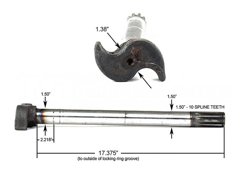 04571742 Camshaft for Multiple Applications Trailer Axle
