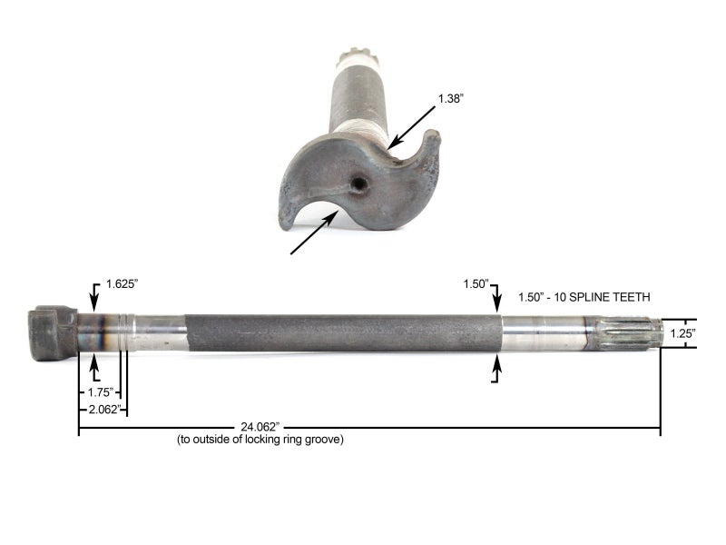 04882421 Camshaft for Meritor Brakes Trailer Axle