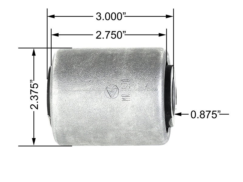 RB292 Rubber Leaf Spring Bushing Kenworth 51880