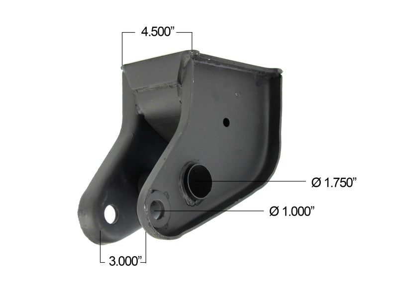 770102 Hutch Rear Leaf Spring Hanger Front