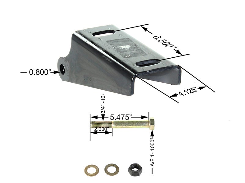 57356000 Lower Shock Bracket Kit Kenworth