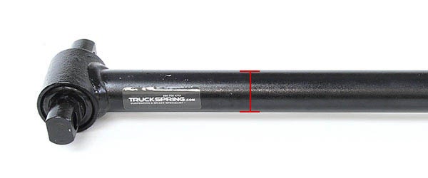 torque rod shaft diameter
